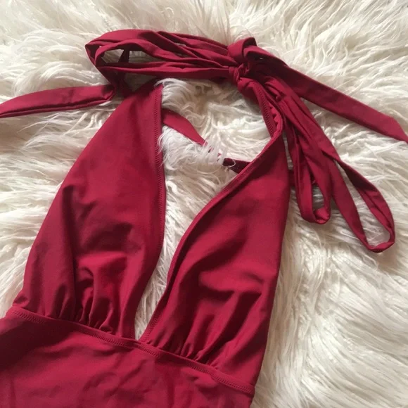 One pc swimsuit sexy open back / tie back ♥️♥️♥️ - Picture 3 of 4